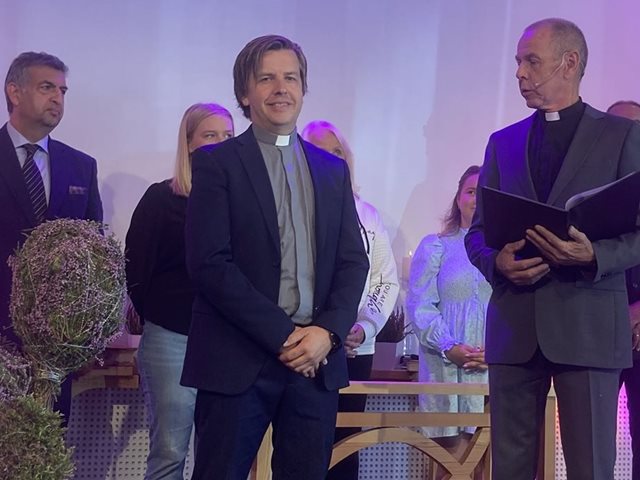 Innsatt som pastor i Birkeland